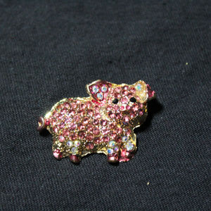 Sparkly Pig Pin